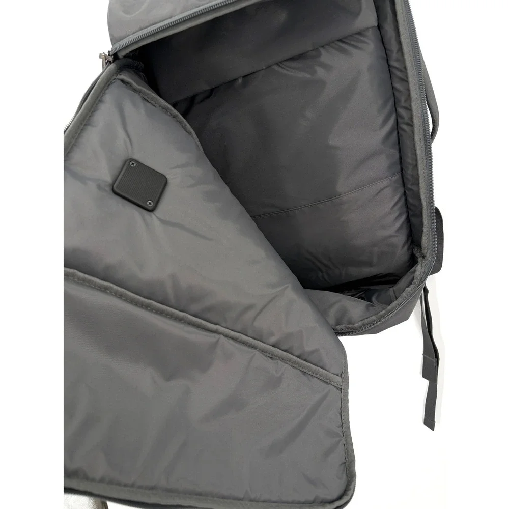 Stitch Travel Backpack Gray Orange Laptop Carry On Organizer Bag